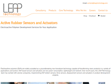 Tablet Screenshot of leaptechnology.com